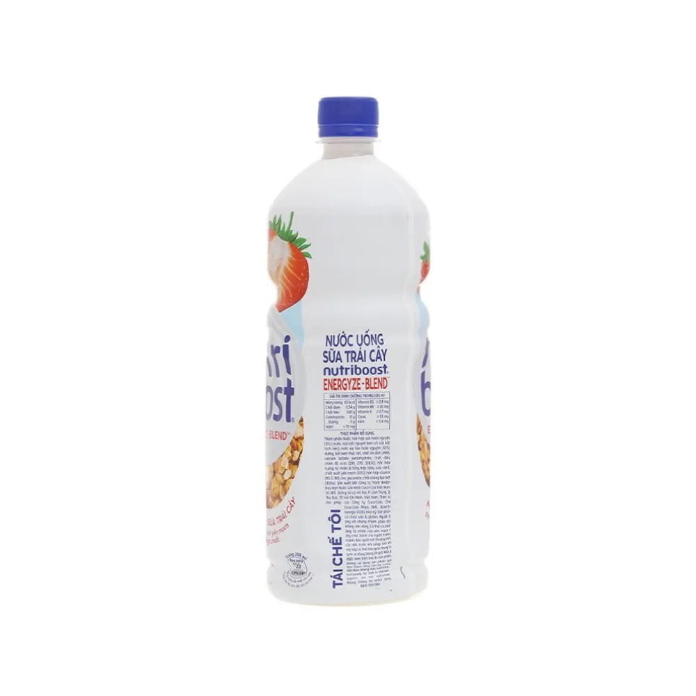 Sữa trái cây Nutriboost dâu và yến mạch 1L