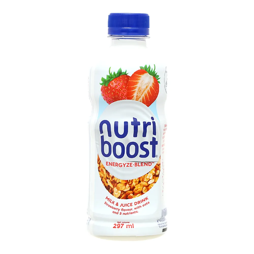 Sữa trái cây Nutriboost dâu yến mạch 297ml
