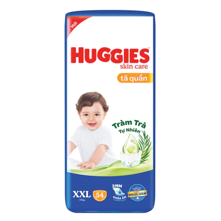 Tã dán/quần Huggies Skincare size L68/M42/M76/L38/XL32/XXL28/XXXL22/L68/XL60/XXL54 cho bé từ 6 - 19kg