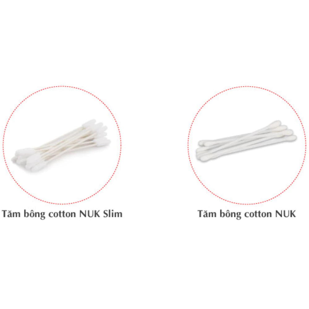 Tăm bông Cotton NUK /NUK Slim