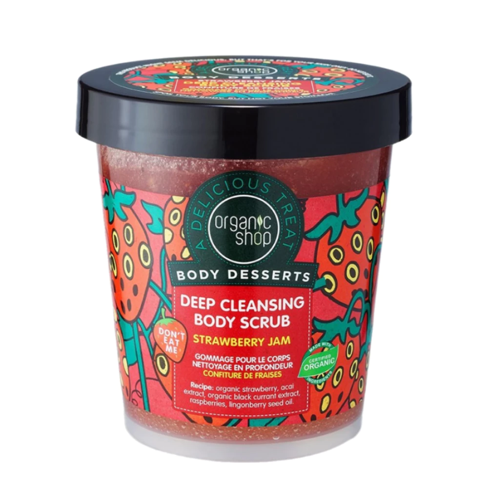 Tẩy tế bào chết toàn thân Organic Shop 450ml
