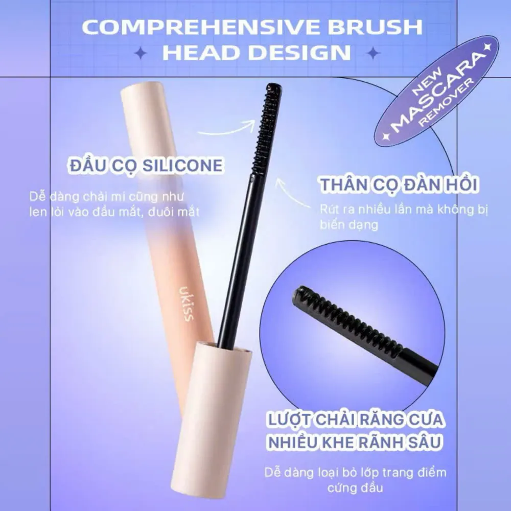 Tẩy trang mascara Ukiss dịu nhẹ 5g