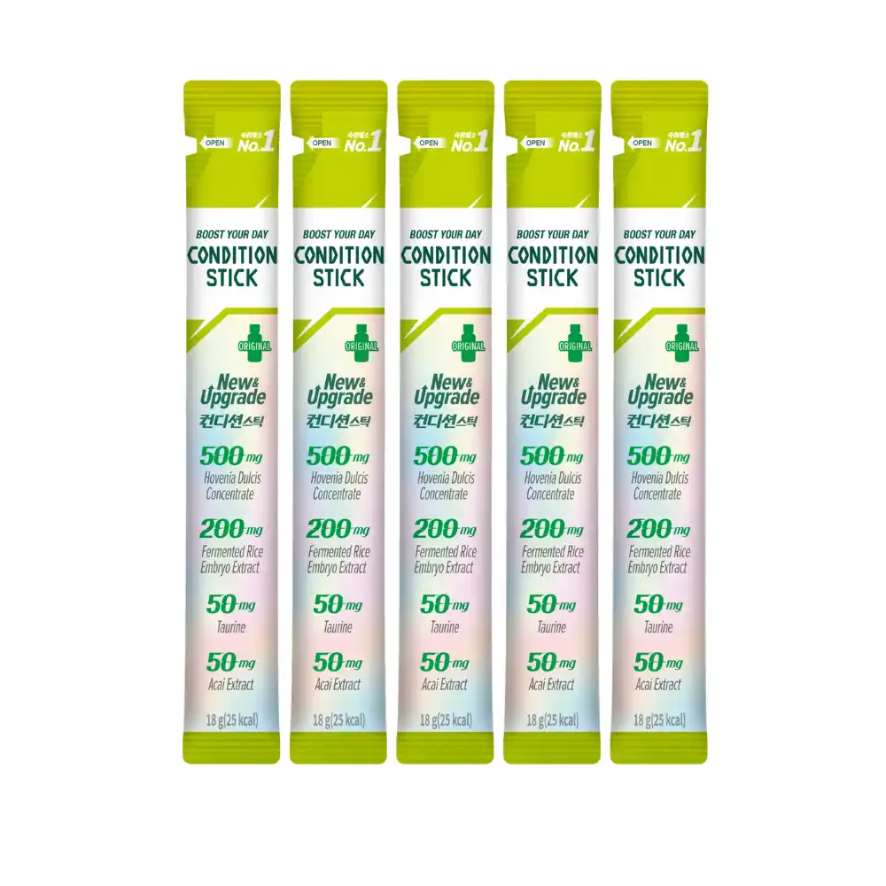 Thạch khúng khéng Condition Stick vị tự nhiên (Hộp 10 gói 18g)