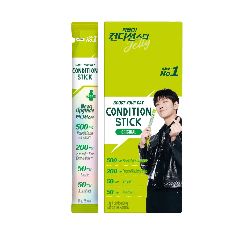 Thạch khúng khéng Condition Stick vị tự nhiên (Hộp 10 gói 18g)