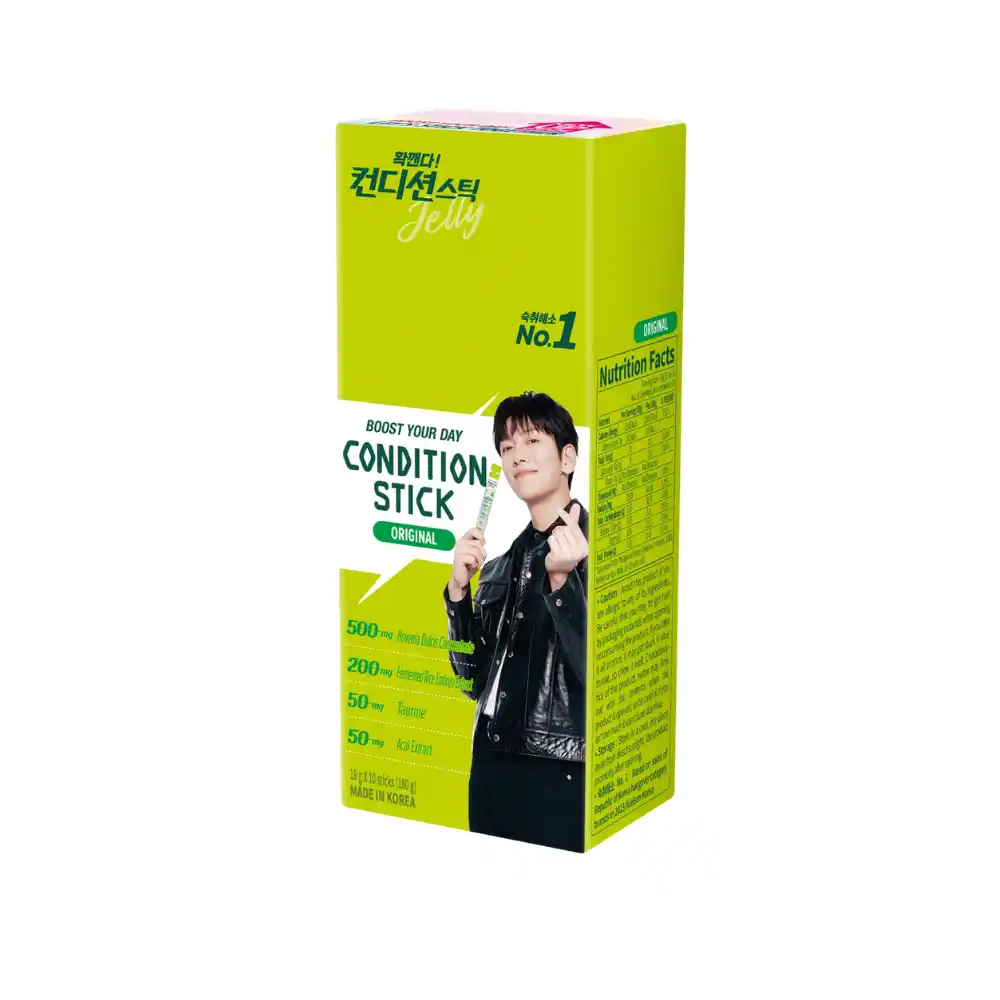 Thạch khúng khéng Condition Stick vị tự nhiên (Hộp 10 gói 18g)