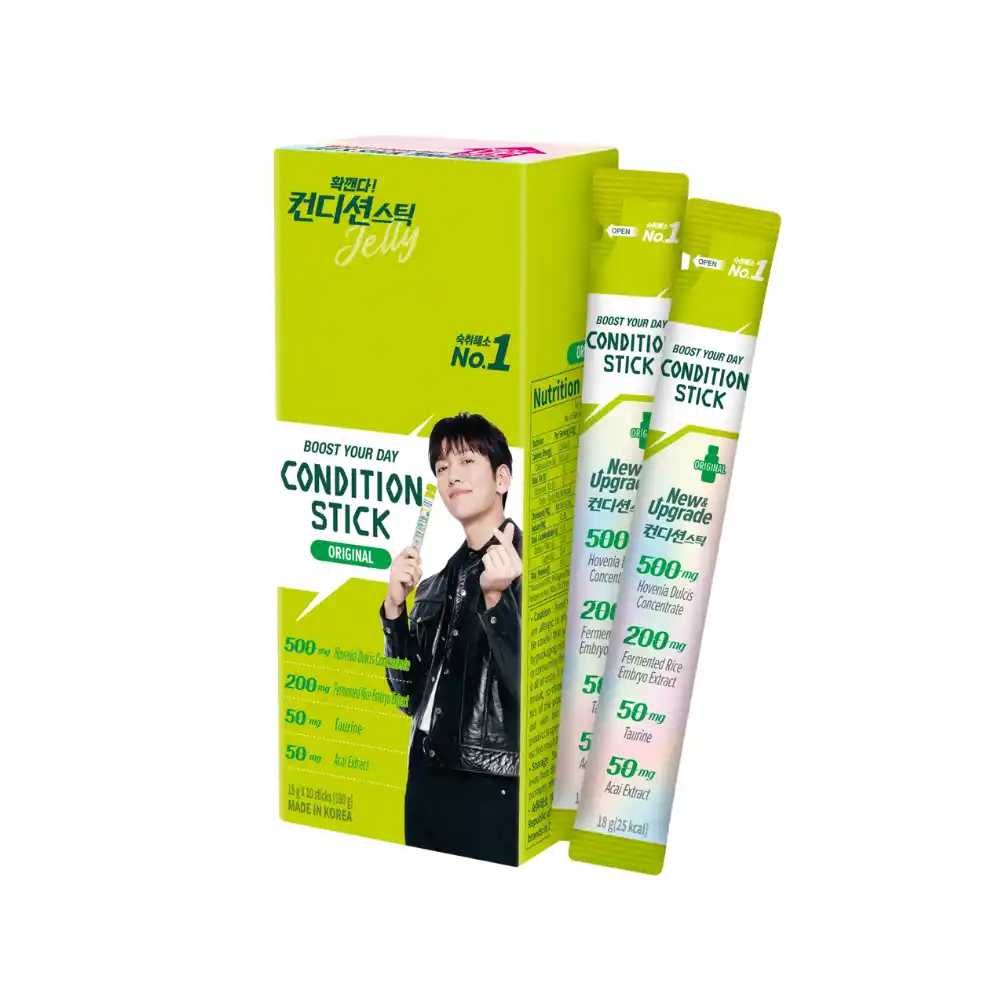 Thạch khúng khéng Condition Stick vị tự nhiên (Hộp 10 gói 18g)