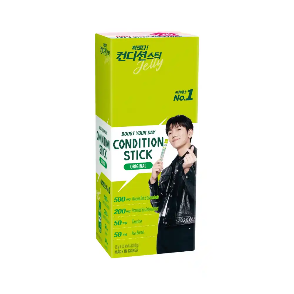 Thạch khúng khéng Condition Stick vị tự nhiên (Hộp 10 gói 18g)