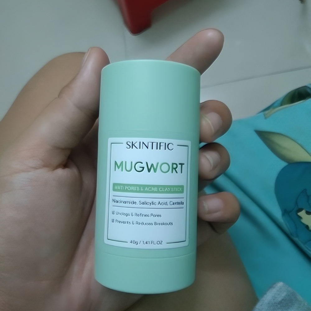 Thanh lăn mặt nạ đất sét Skintific Ngải Cứu giảm mụn 40g