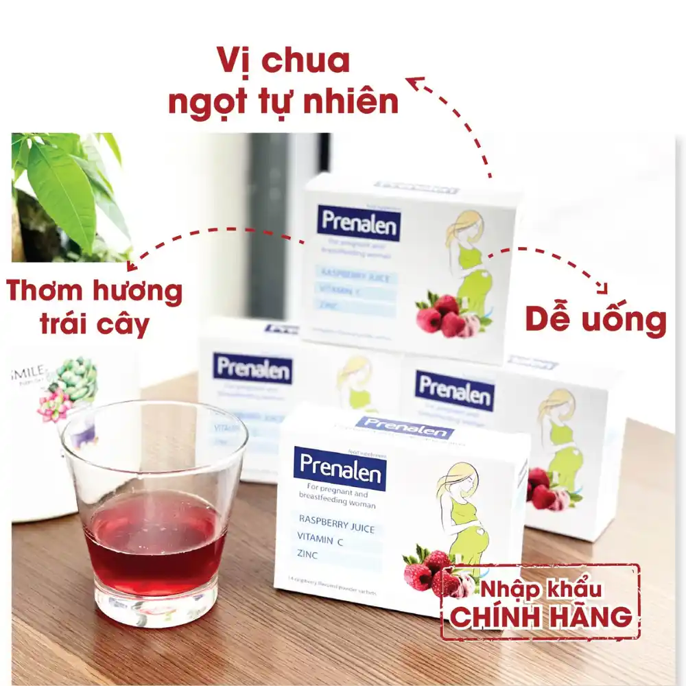 Thực phẩm tăng sức đề kháng cho mẹ bầu Prenalen (14 gói)