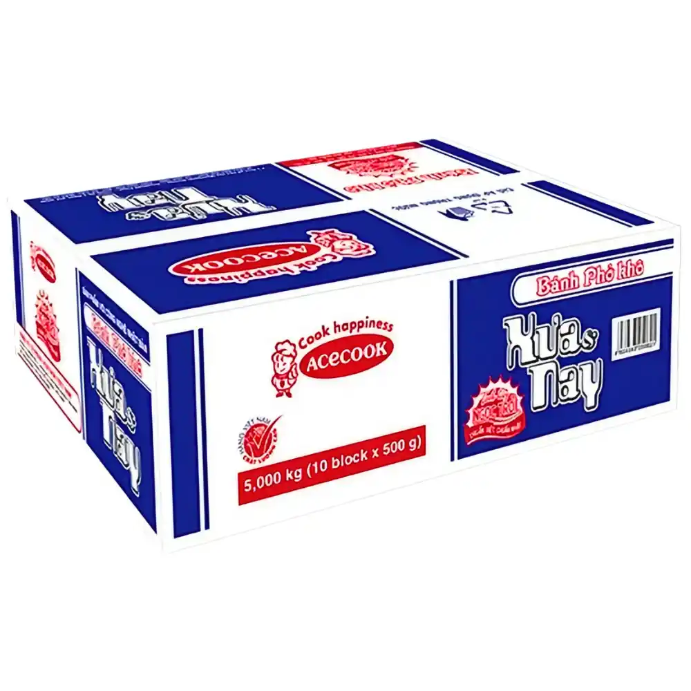 Thùng 10 gói bánh phở khô Xưa & Nay gói 500g