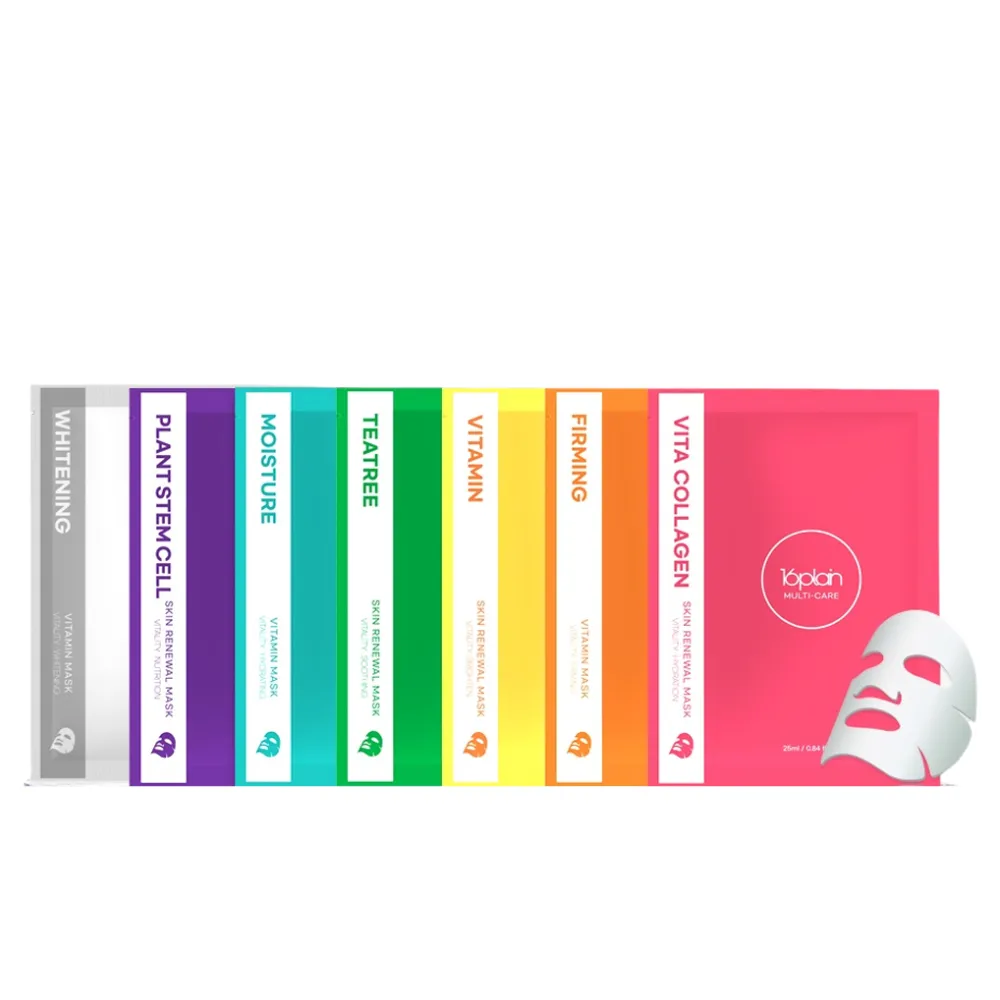 Thùng 100 gói mặt nạ 16plain Multi-care 25ml