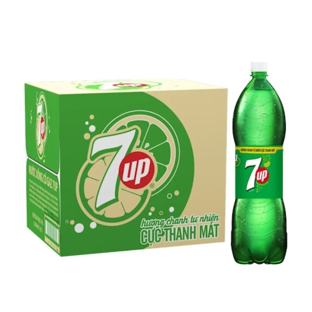 Thùng 12 chai nước ngọt 7Up 1.5L