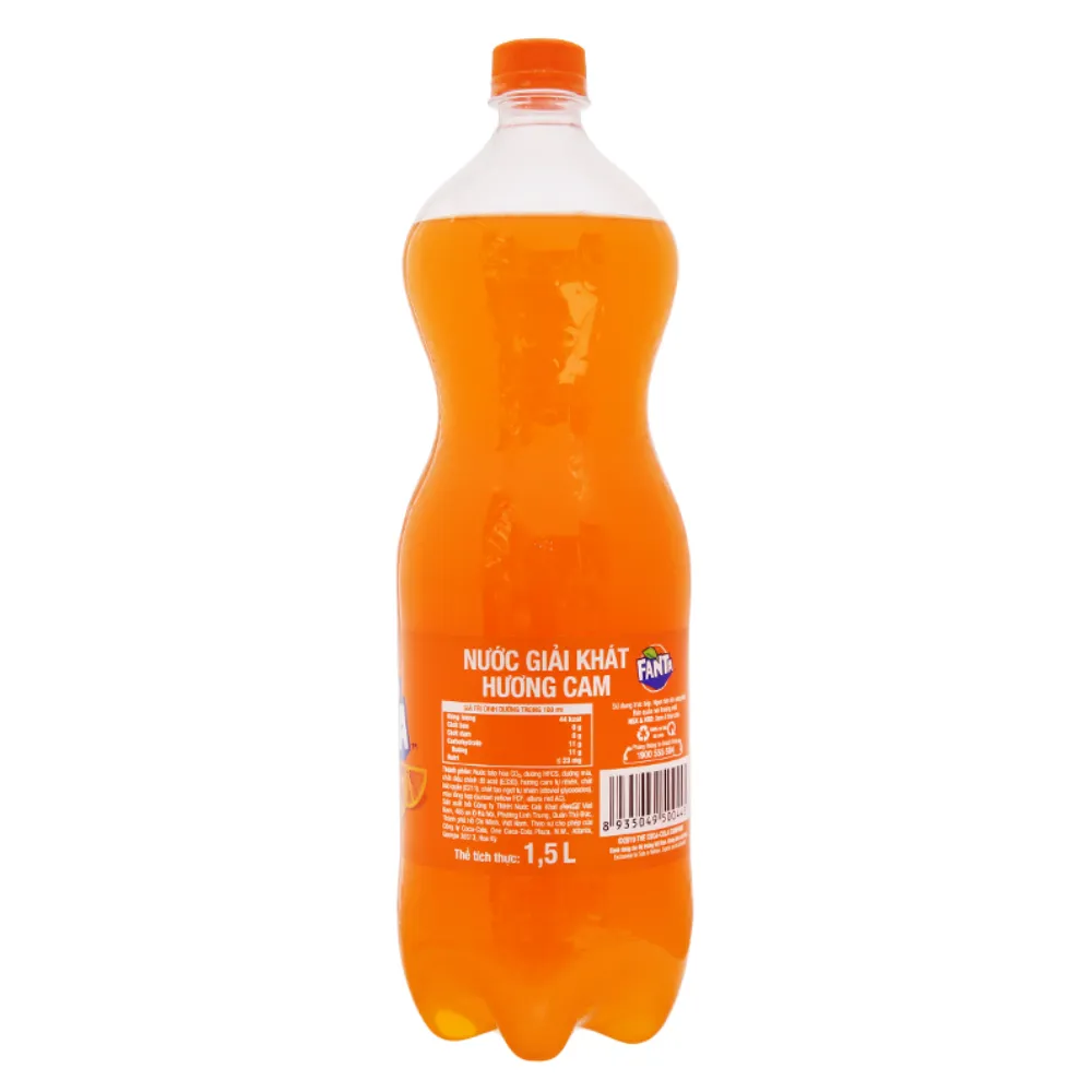 Thùng 12 chai nước ngọt Fanta cam 1.5L