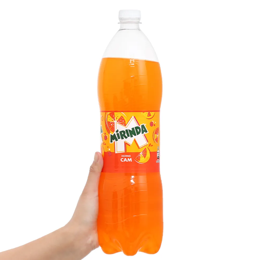 Thùng 12 chai nước ngọt Mirinda cam 1.5L