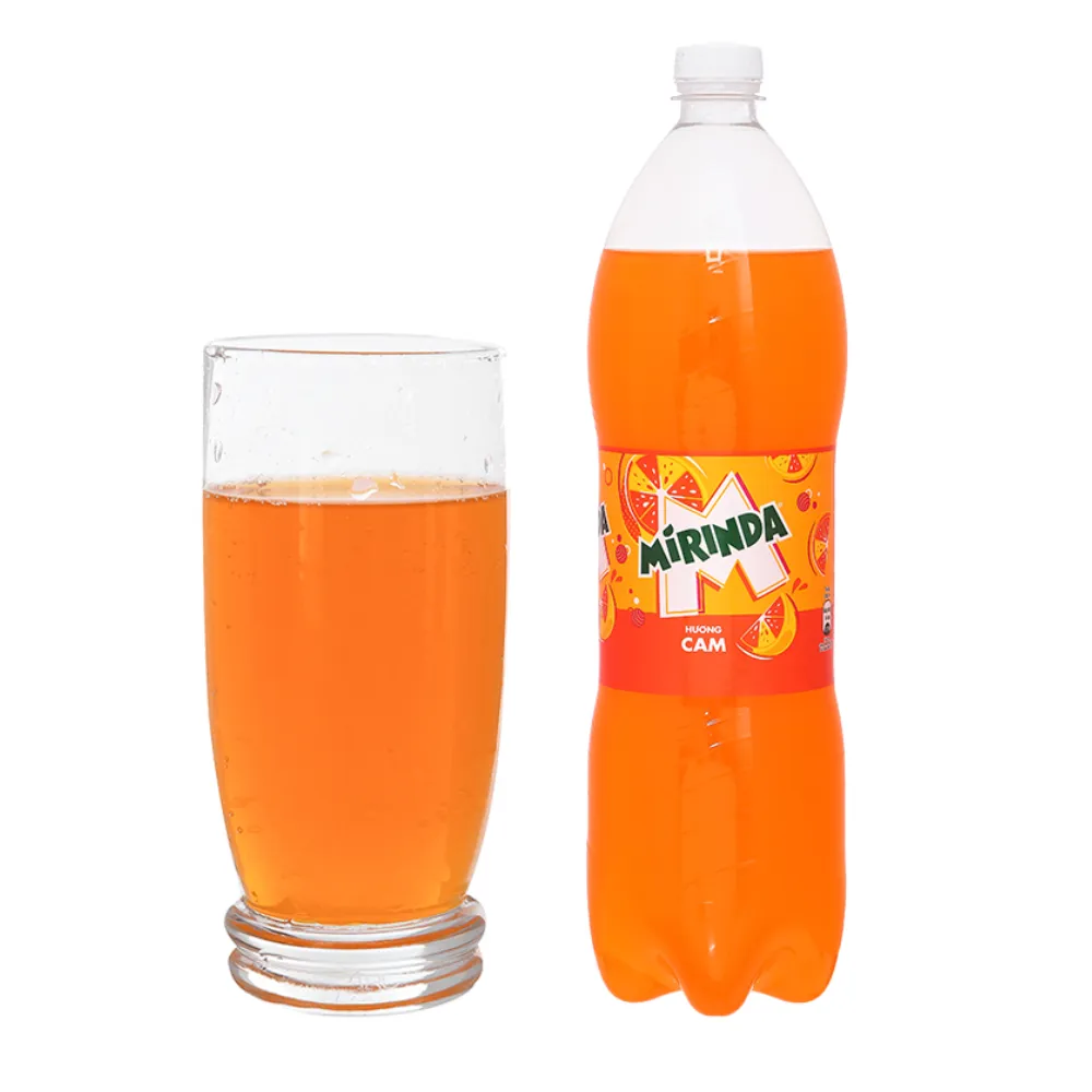 Thùng 12 chai nước ngọt Mirinda cam 1.5L
