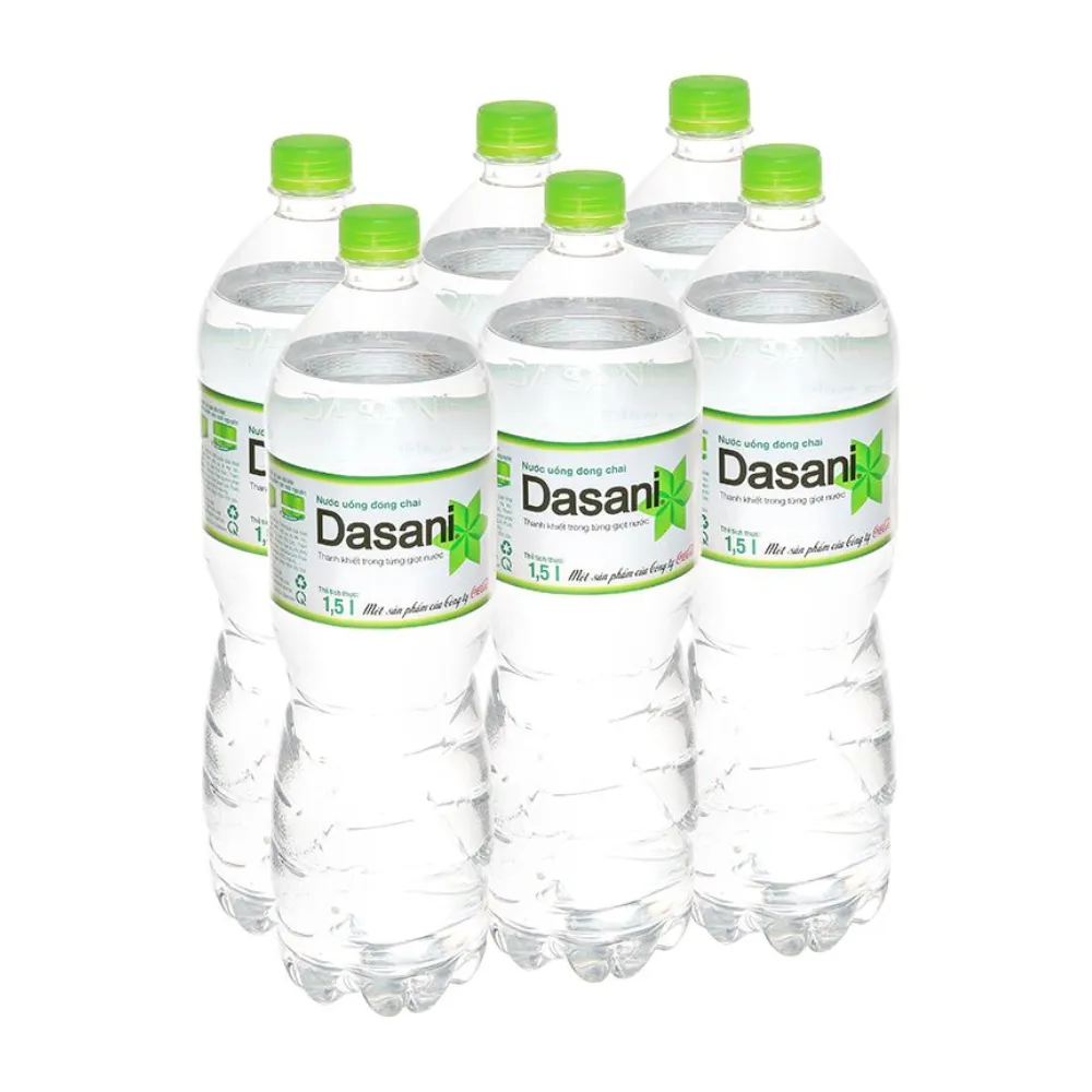 Thùng 12 chai nước tinh khiết Dasani 1.5L