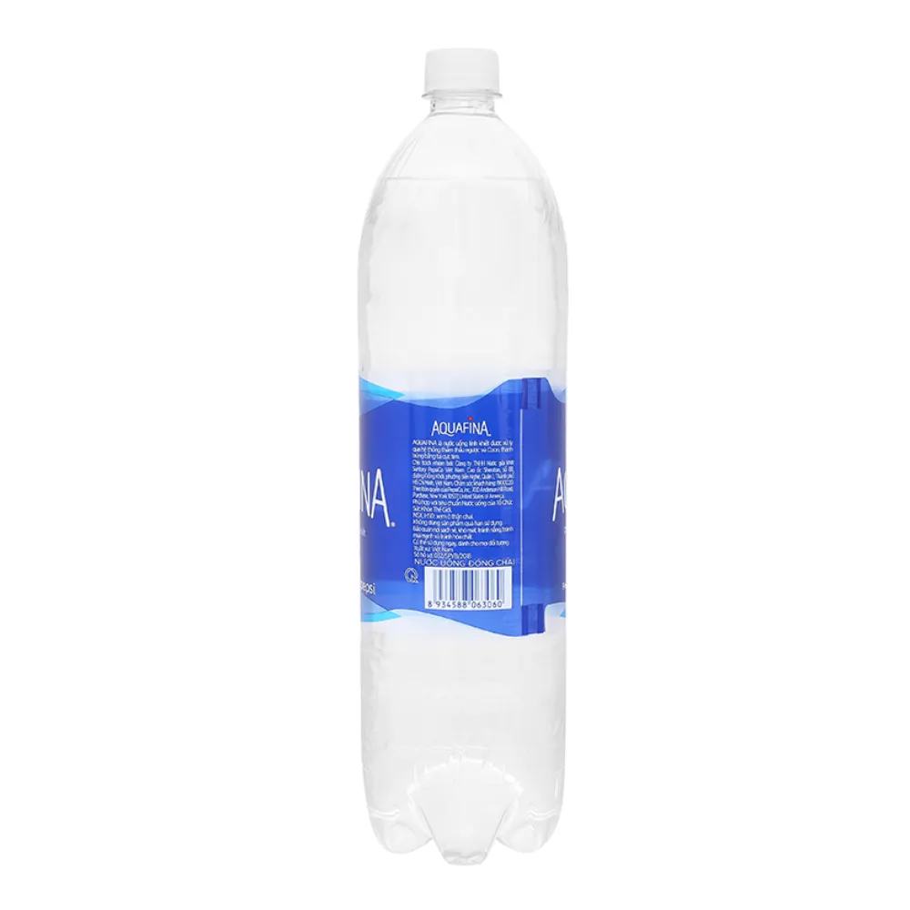 Thùng 12 chai nước uống tinh khiết Aquafina 1.5L
