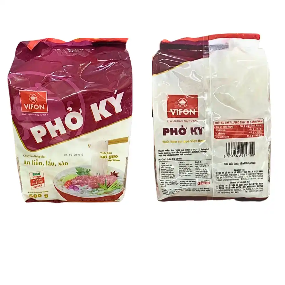 Thùng 12 gói phở ký Vifon gói 500g