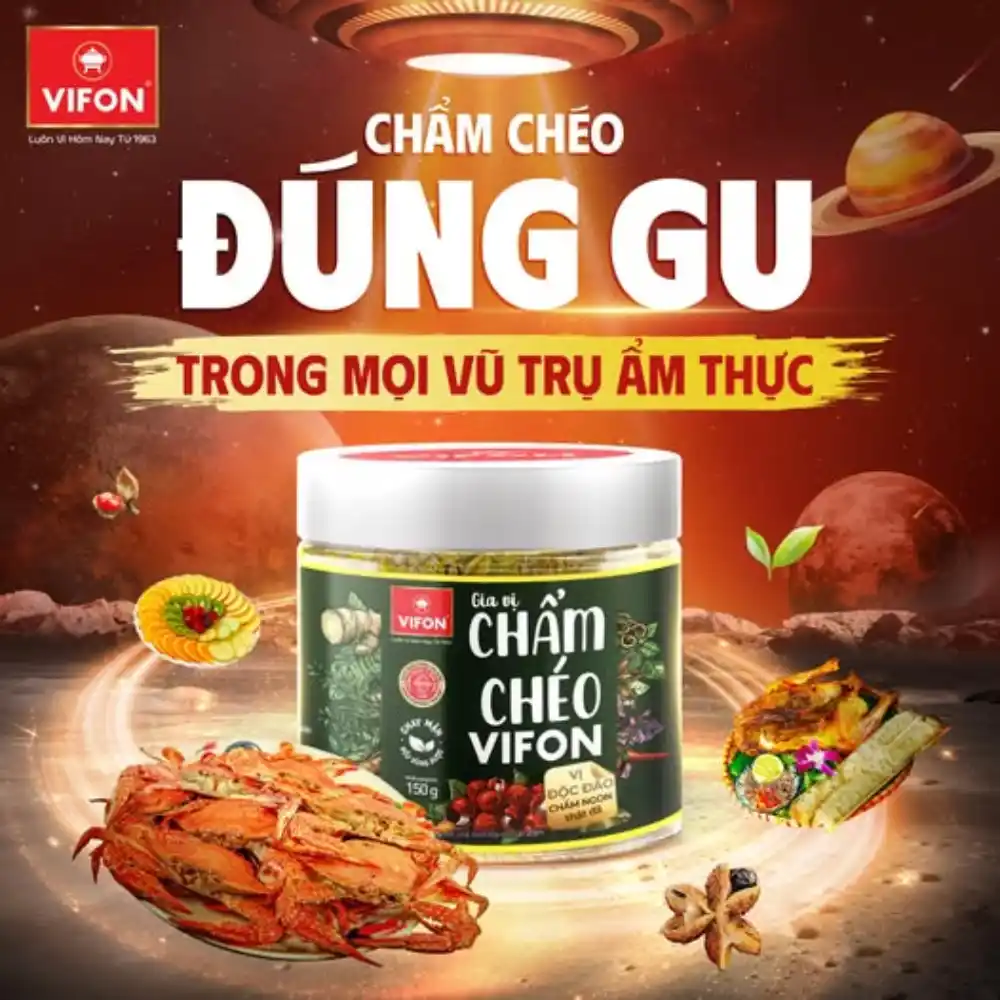 Thùng 12 lọ chẩm chéo Vifon lọ150g