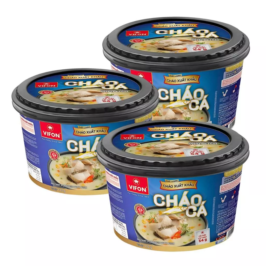Thùng 12 tô cháo Vifon 110g (chất lượng xuất khẩu)