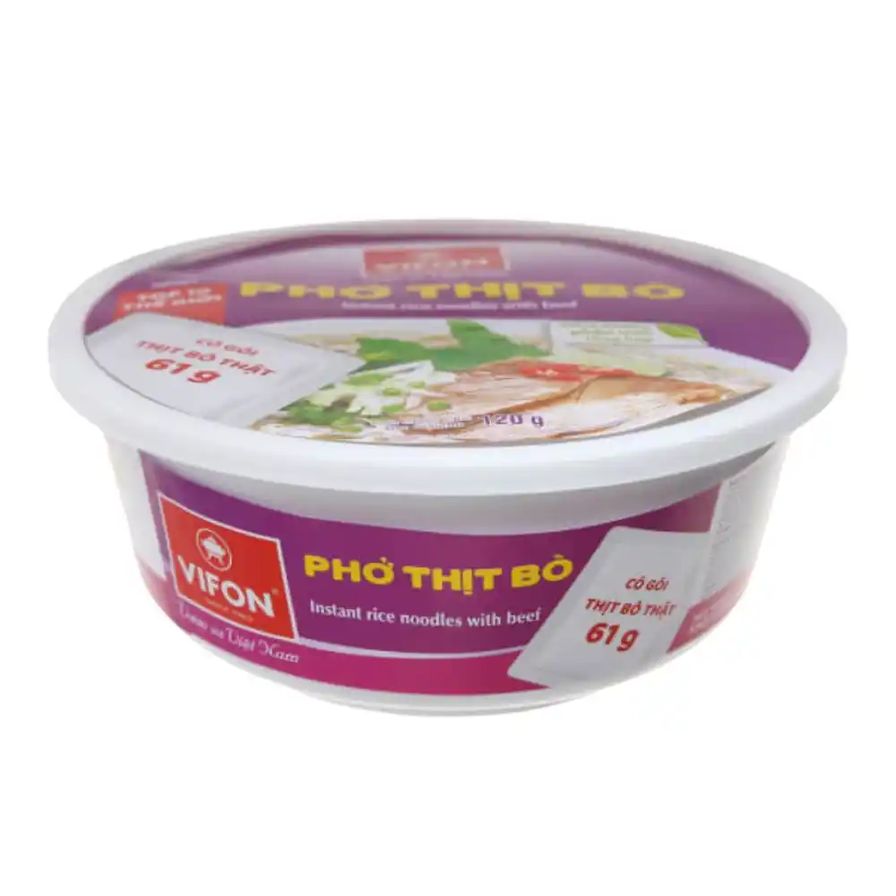 Thùng 12 tô phở gà/bò Vifon 120g