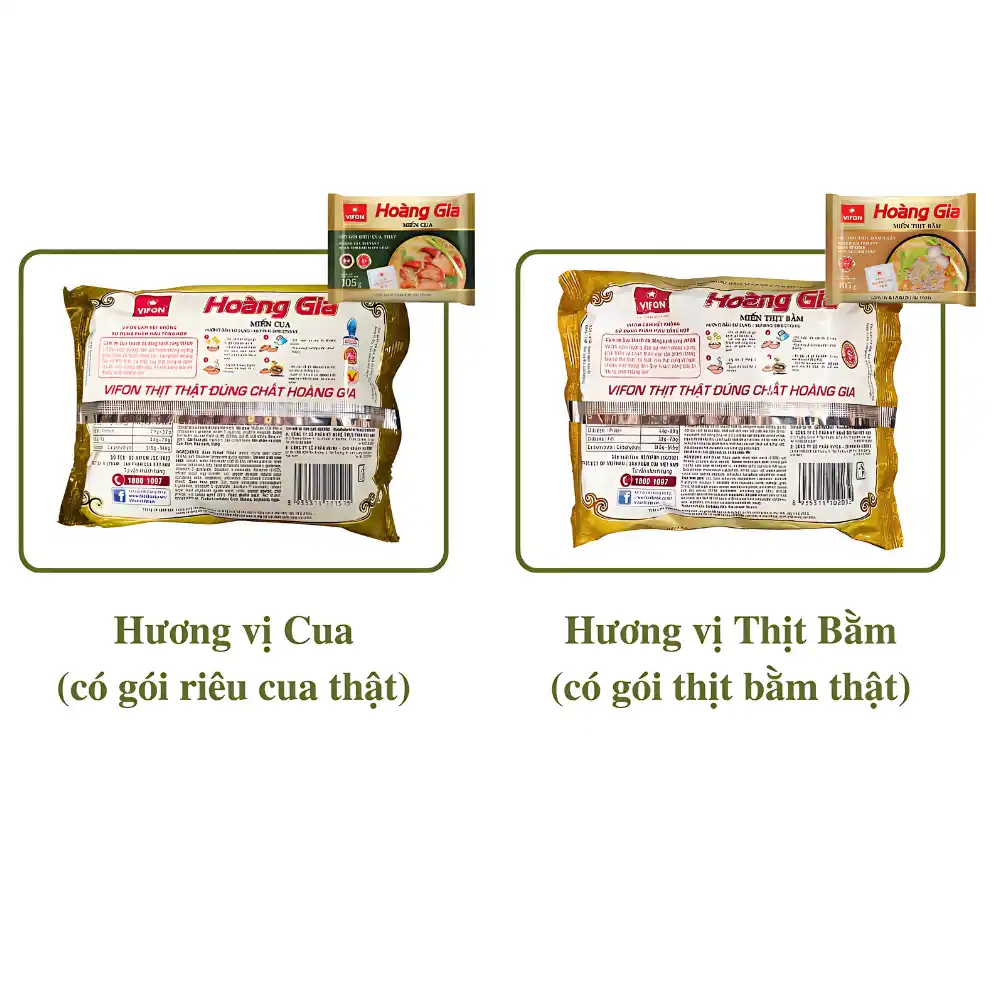 Thùng 30 gói phở Đệ Nhất hương vị bò gói 68g/hương vị gà gói 67g