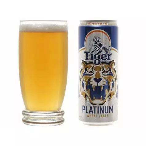 Thùng 20 lon bia Tiger Platinum Wheat Lager 330ml