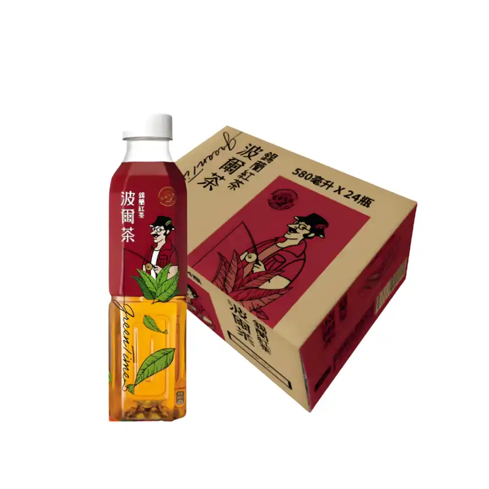 Thùng 24 chai hồng trà Ceylon Green Time 580ml