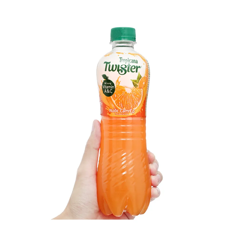 Thùng 24 chai nước cam ép Twister 450ml