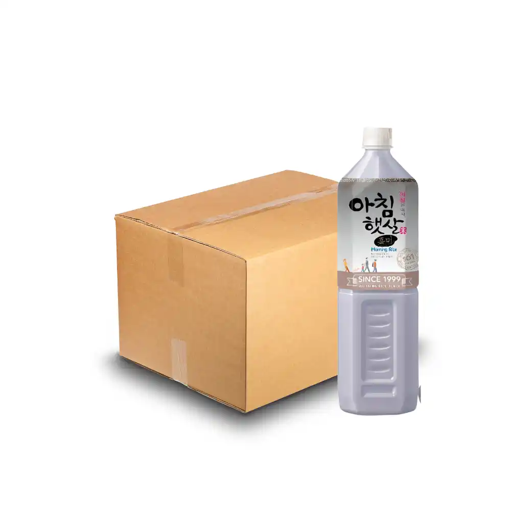 Thùng 24 chai Nước gạo Moring Rice chai 500/ml/1.5L