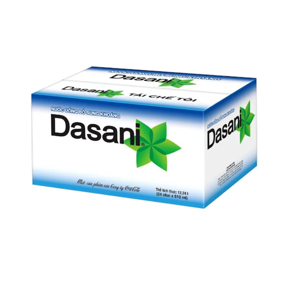 Thùng 24 chai nước khoáng Dasani 510ml