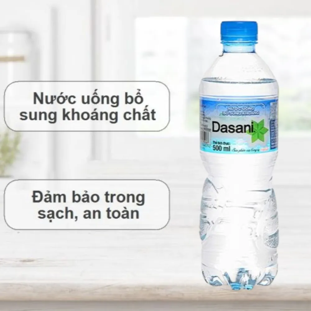 Thùng 24 chai nước khoáng Dasani 510ml