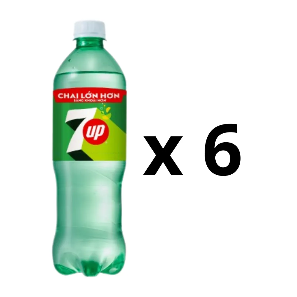 Thùng 24 chai nước ngọt 7Up 600ml