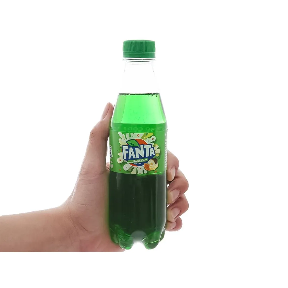 Thùng 24 chai nước ngọt Fanta soda kem 300ml