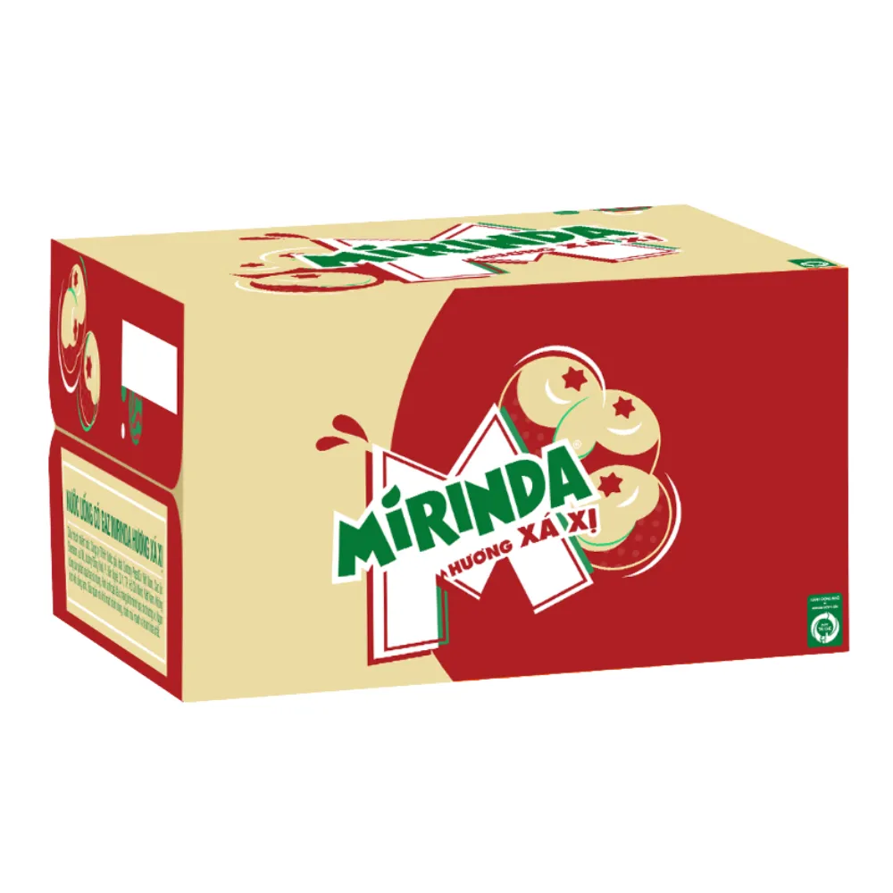 Thùng 24 chai nước ngọt Mirinda xá xị 390ml