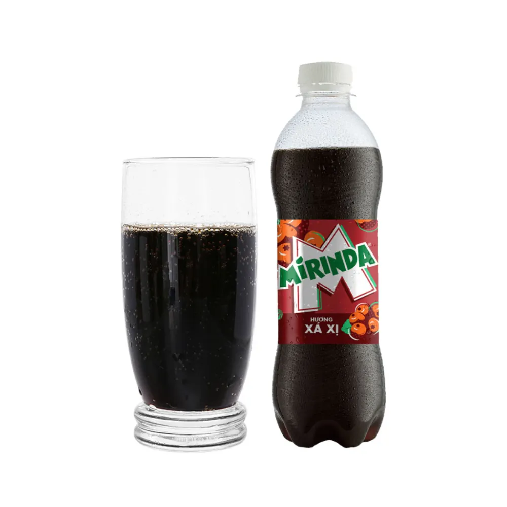 Thùng 24 chai nước ngọt Mirinda xá xị 390ml