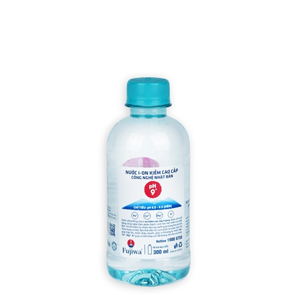 Thùng 24 chai nước pH8 bổ sung kiềm Fujiwa 300ml
