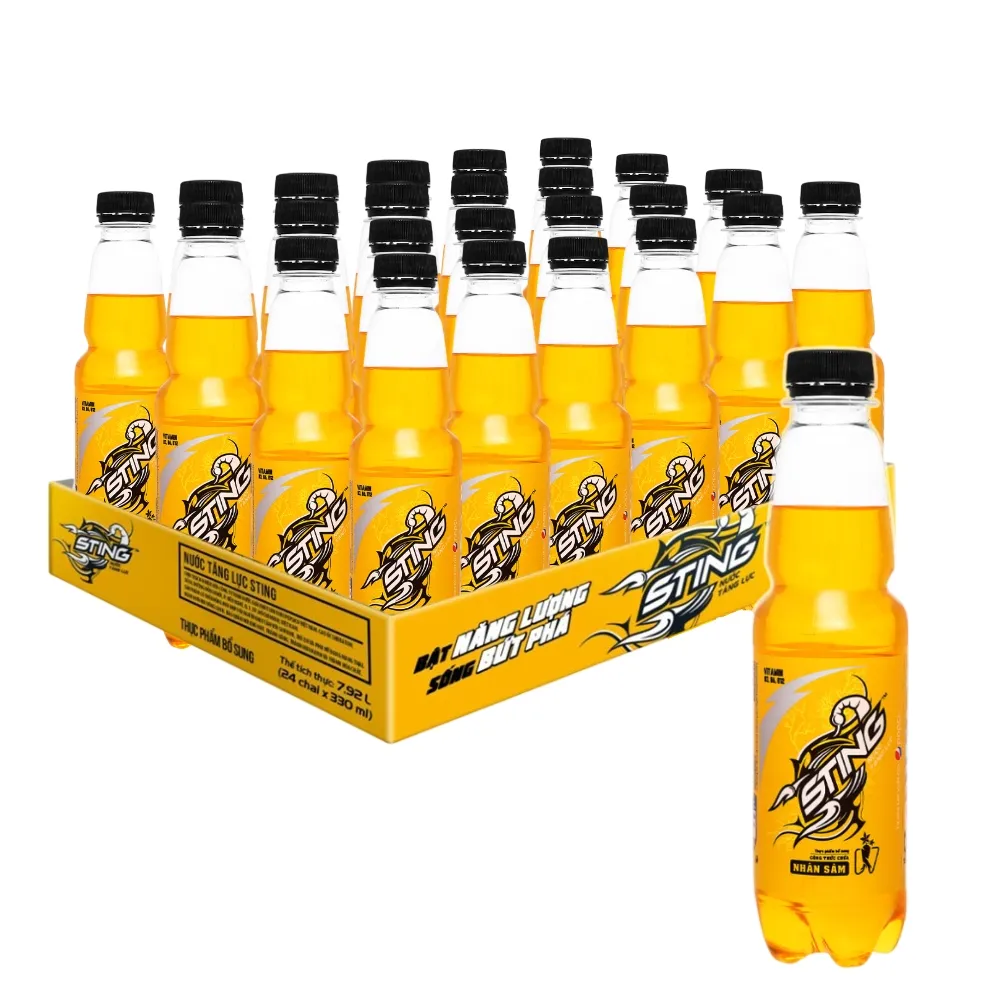Thùng 24 chai nước tăng lực Sting Gold 330ml