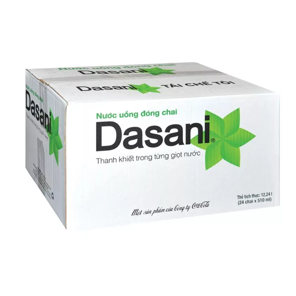 Thùng 24 chai nước tinh khiết Dasani 350ml