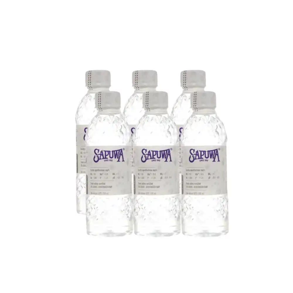 Thùng 24 chai nước uống tinh khiết Sapuwa 330ml