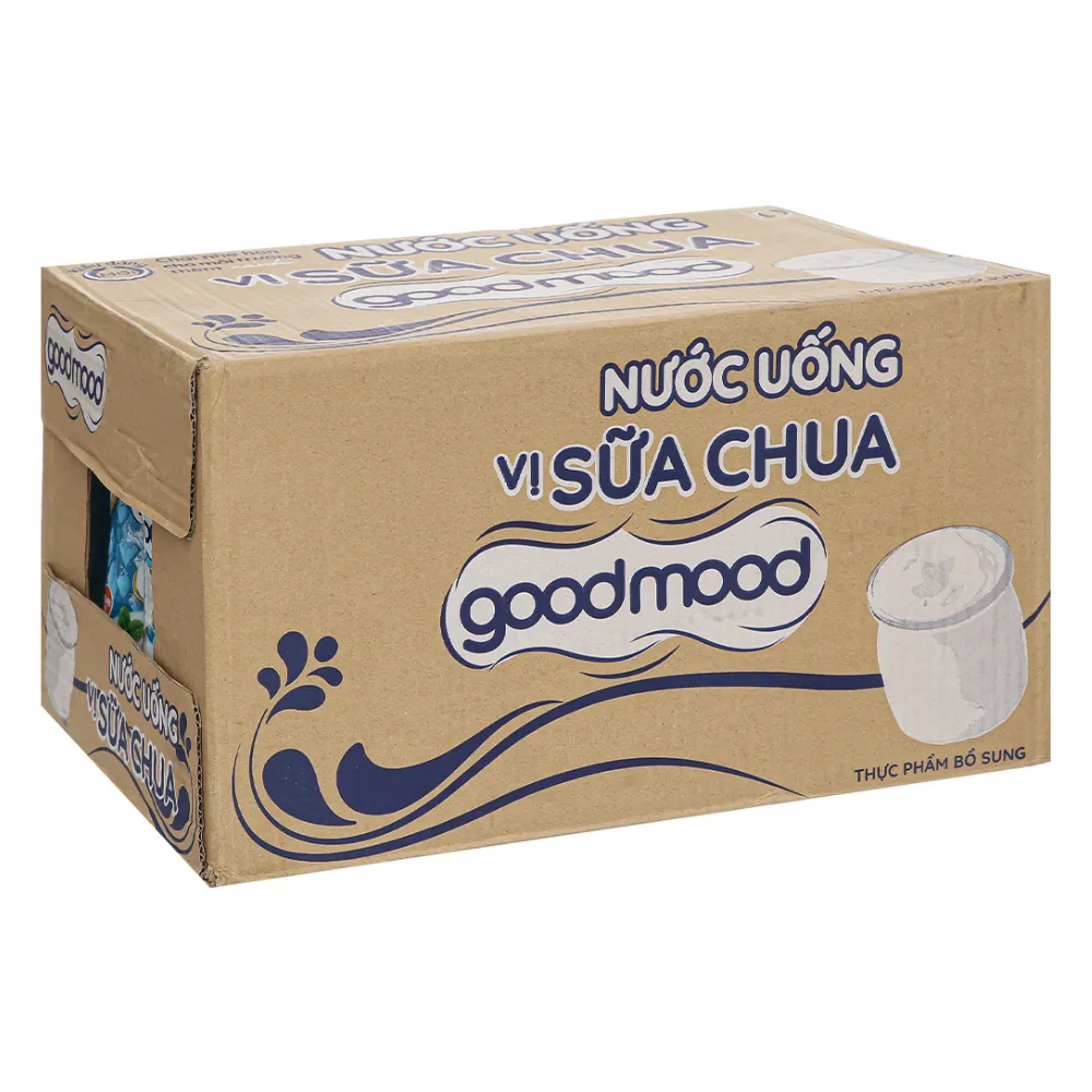 Thùng 24 chai nước uống Good mood vị sữa chua 450ml