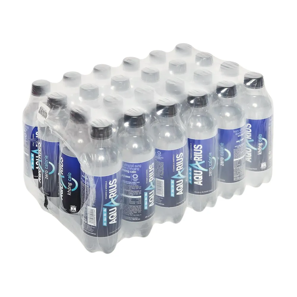 Thùng 24 chai nước uống vận động không calo Aquarius Zero 390ml