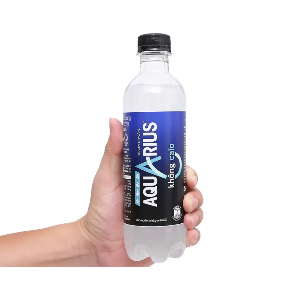 Thùng 24 chai nước uống vận động không calo Aquarius Zero 390ml