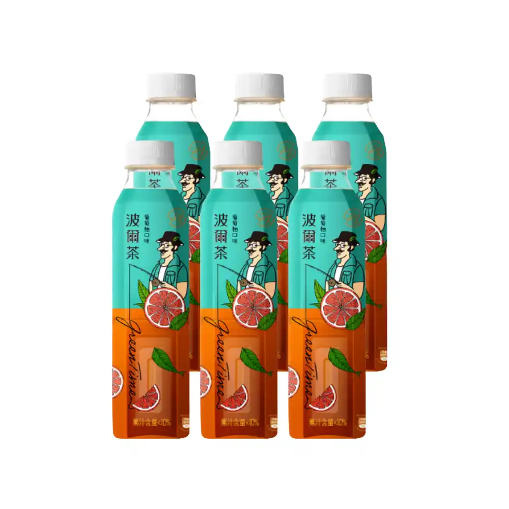 Thùng 24 chai trà Green Time hương bưởi 580ml