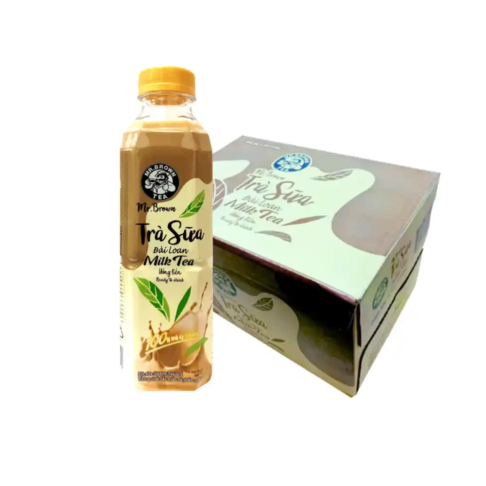 Thùng 24 chai trà sữa Mr.Brown 580ml