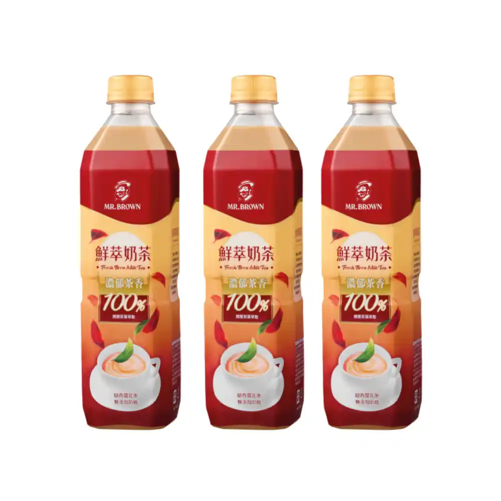 Thùng 24 chai trà sữa Mr.Brown Fresh Brew 580ml