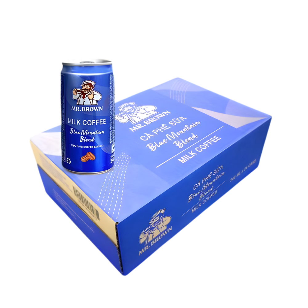 Lốc 6 lon cà phê Mr.Brown Blue Moutain 240ml