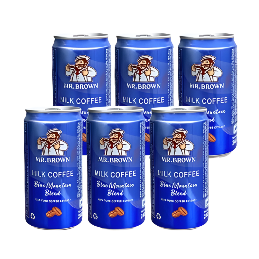 Lốc 12 lon cà phê Mr.Brown Blue Moutain 240ml