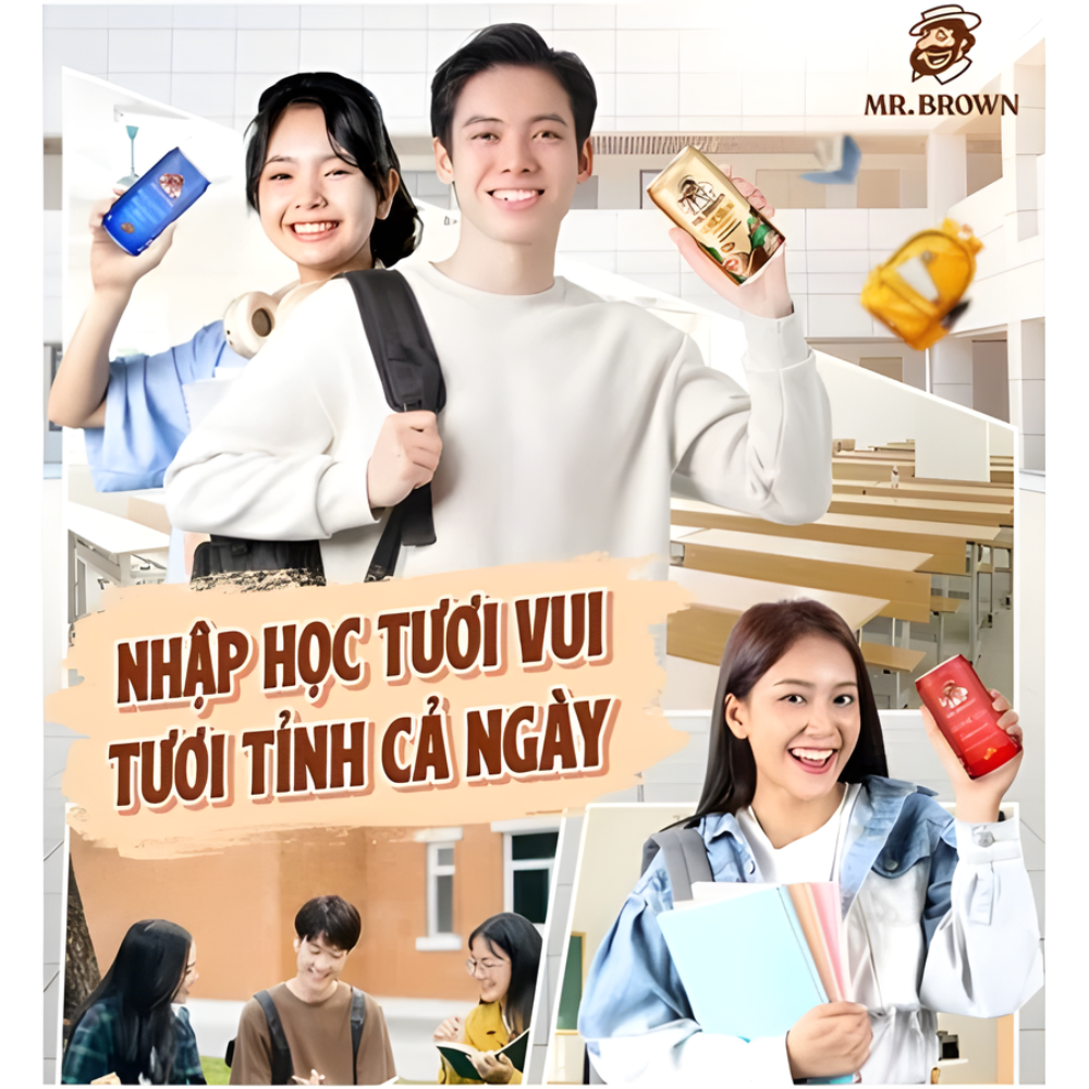 Lốc 6 lon cà phê Mr.Brown Blue Moutain 240ml