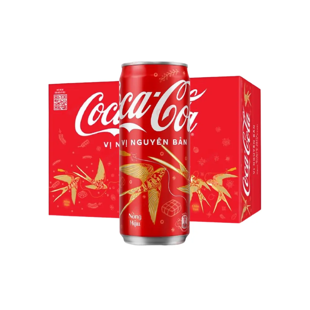 Thùng 24 lon nước ngọt Coca Cola 320ml